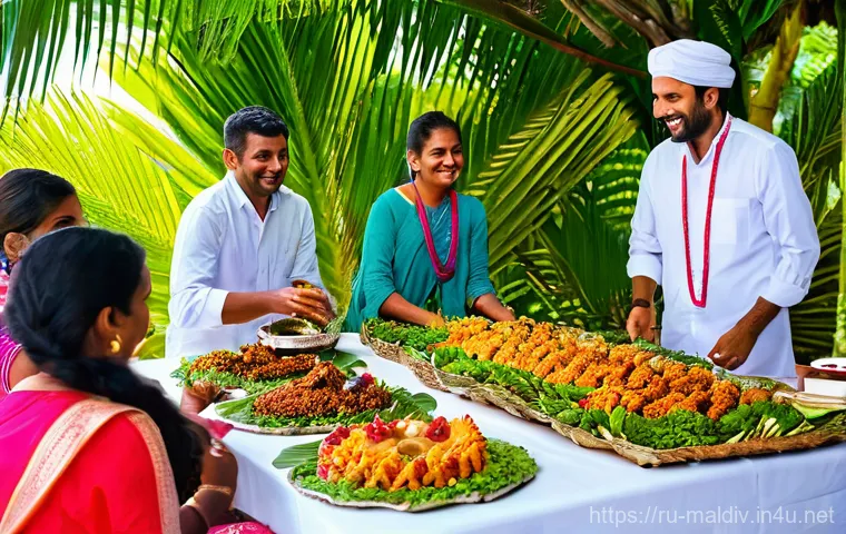 몰디브 전통 결혼식 - **Prompt 2: "An energetic scene depicting a traditional Maldivian Boduberu performance on an open-ai...